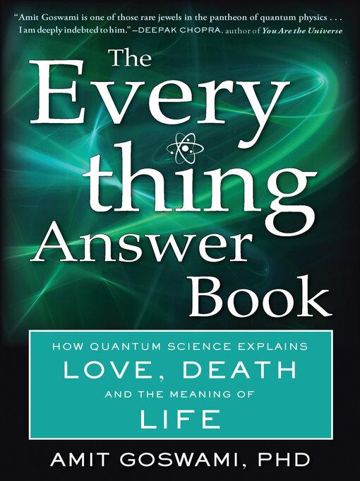 Title details for The Everything Answer Book by Amit Goswami - Wait list